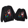 thumbnail image 1 of Ensembles Pyjamas de Noël pour Enfants Favoris Festifs Enfants Coton Biologique Pyjamas de Noël pour Filles, 1 of 4
