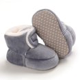 thumbnail image 5 of Newborn Baby Girls Cotton Soft Sole Winter Warm Snow Boots Infant Toddler Mid Calf Snow Boots For Baby Girls 0-18 Months, 5 of 11