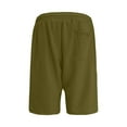 thumbnail image 5 of Shorts for Women Women's Sports Comfortable Elastic Waist Drawstring Shorts Womens Shorts Clearance! Army Green 3X, 5 of 5