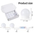 thumbnail image 5 of Luz de espejo CHAO kit de luz LED regulable 10 bombillas 3 colores 10 niveles de brillo, 5 of 5
