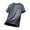 A-Dark Gray760, variant on XIAOCHA Diagonal Stripe Print Athletic Tee For Men Crew Neck Short Sleeve Running T Shirt