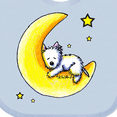 thumbnail image 4 of Inktastic Lunar Love Westie Boys or Girls Baby Bib, 4 of 4