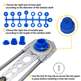 thumbnail image 3 of Universal 4-Door Power Window Conversion Kit Electric Power Window Lift Roll Up Regulator w/Switches, Wiring | Fit for 4-Door Vehicles with Manual Windows, Sedan, Pickup, Off-Road, Vans, SUV, 3 of 7