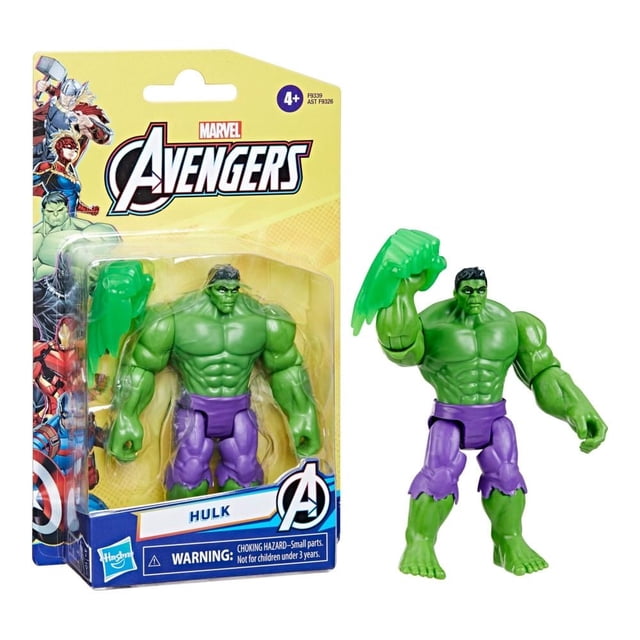 Figura de Acción Hasbro Marvel Hulk 4 Pulgadas