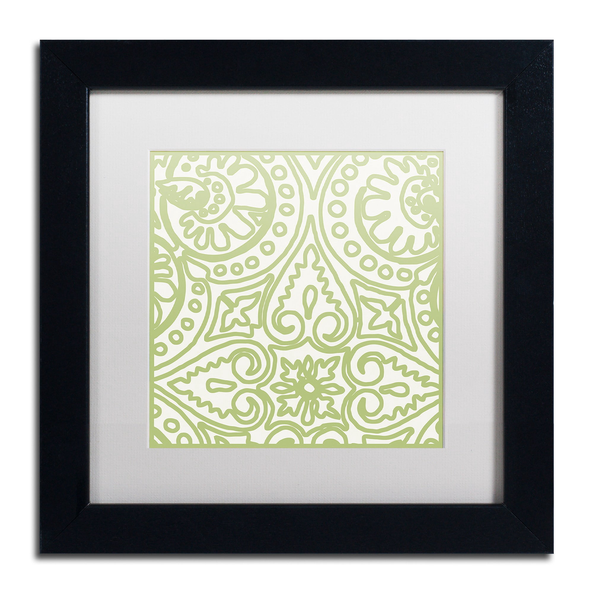 Trademark Fine Art "Dulce IV" Canvas Art by Color Bakery White Matte, Black Frame
