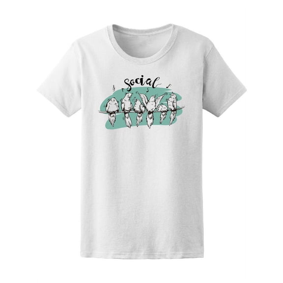 Bird Tweet Social Text Tee Women's -Image by Shutterstock
