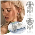 thumbnail image 1 of LLQkigsxse Boucles d'Oreilles Créoles Western Attrape-Rêves Boucles d'Oreilles Clous Attrape-Rêves Bijoux pour Femmes et Filles, 1 of 8
