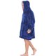 thumbnail image 2 of Manta con Capucha de Polar para Adultos Unisex (Marino), 2 of 4