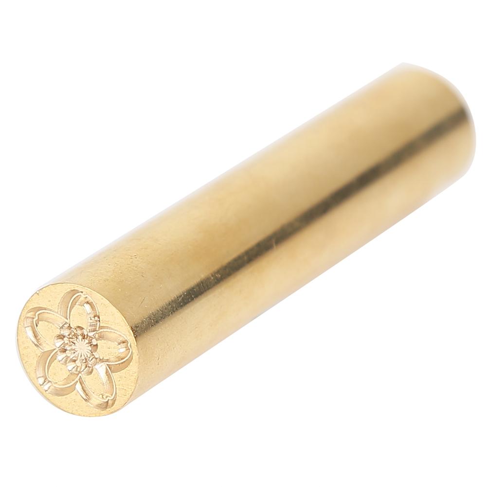 Retro Cylindrical Sealing Wax Brass Envelope Seal Stamp Customs Accessories