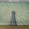 thumbnail image 6 of Ambesonne Vintage Place Mats Set of 4, Ferris Wheel Fun Retro, Standard Size, Blue, 6 of 6