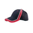 thumbnail image 1 of Bouchon Sport en Toile Brossée, Rouge Noir, 1 of 1
