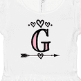 thumbnail image 4 of Inktastic Letter G Monogram Tribal Arrow Girls Baby Dress, 4 of 5