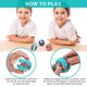 thumbnail image 3 of Juguete de descompresión NQ 3pcs Spinning Cube Beads Orbital Ball Maze Ball, 3 of 4