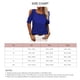 thumbnail image 5 of Mujer Casual Manga Corta Top Hombro Frío Camisa Verano Moda Suelta Cómoda Blusa Azul Real M, 5 of 5