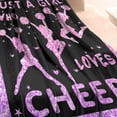 thumbnail image 3 of Cheer Blanket Cheerleader Gifts for Girls, Cheerleader Gifts Blanket, Cheer Gifts for Girls, Cheer Coach Gifts Cheerleader Blanket 50x60 Inch, 3 of 5