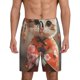 thumbnail image 1 of Fotbe Adorable Kitten In Kimono Pantalones Cortos de Pijama para Hombre, Ropa de Dormir, Pantalones de Pijama Cortos para Hombre-Medium, 1 of 6