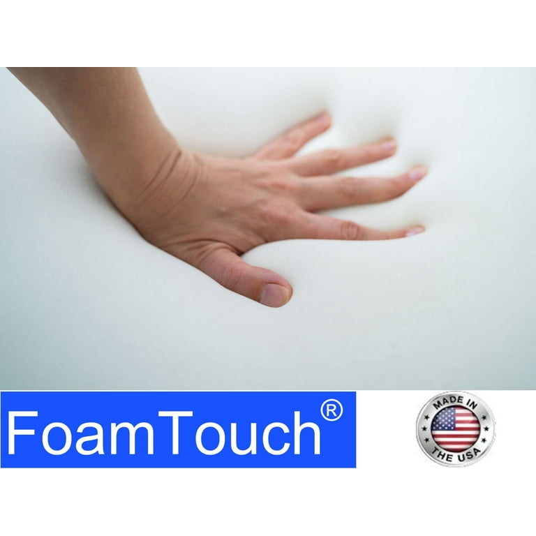 FoamTouch 5 x 36 x 72 Upholstery Foam Cushion High Density Standard (Seat Replacement , Upholstery Sheet , Foam Padding, Bed Padding)
