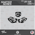 thumbnail image 3 of Kalair GFX Graphics Kit for Honda CRF150R (2007-2023) Shatter Series, 3 of 5