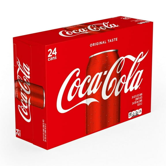 Coca-Cola Classic Coke 12 oz Cans - 24 pk