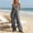 Gray, variant on IUYRTFE Women V Neck Sleeveless Tie Waist Jumpsuit Wide Leg Romper with Pockets and Zipper for Summer Vacation
