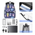 thumbnail image 4 of Disketp Cartoon Rabbit Mochila Ligera Clásica con Múltiples Bolsillos, Mochila Casual para Hombre y Mujer, Ideal para Escuela, Trabajo y Viajes, 4 of 6
