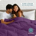 thumbnail image 4 of Bare Home Down Alternative Comforter Set - 3-Pieces - All Seasons - Queen, Plum, 4 of 9