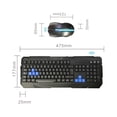 thumbnail image 3 of Kit Teclado Y Mouse Inalambrico Ele-Gate FWTST03, 3 of 6