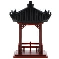 thumbnail image 1 of SHISUYAN Red Realistic Miniature Pavilion Statue for Decoration ABS Material Enhancing Beauty Lightweight, 1 of 8