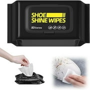 Ynlkorvg Instant Shoe Cleaning Wipes 80pcs/pack New Quick Clean Shoe Shine Wipes Sole Cloth Disposable Sneaker Cleaners（5ml）