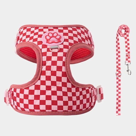 Moonsky Escape-Proof Dog Harness for Small Dogs with Adjustable Soft Padded Vest for Secure Walking and Training Polyester, B L