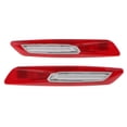 thumbnail image 2 of 1 par de paneles para luces intermitentes de espejo lateral de coche para BMW E90 E91 E60 rojo, 2 of 8