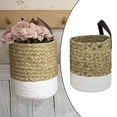 thumbnail image 4 of s naturales hechas a  del  de color dual Gloria canasta de almacenamiento, 4 of 8