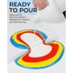 thumbnail image 3 of Set de pintura acrílica Nicpro, 8 colores, 2040 ml, con aceite y guantes, 3 of 9