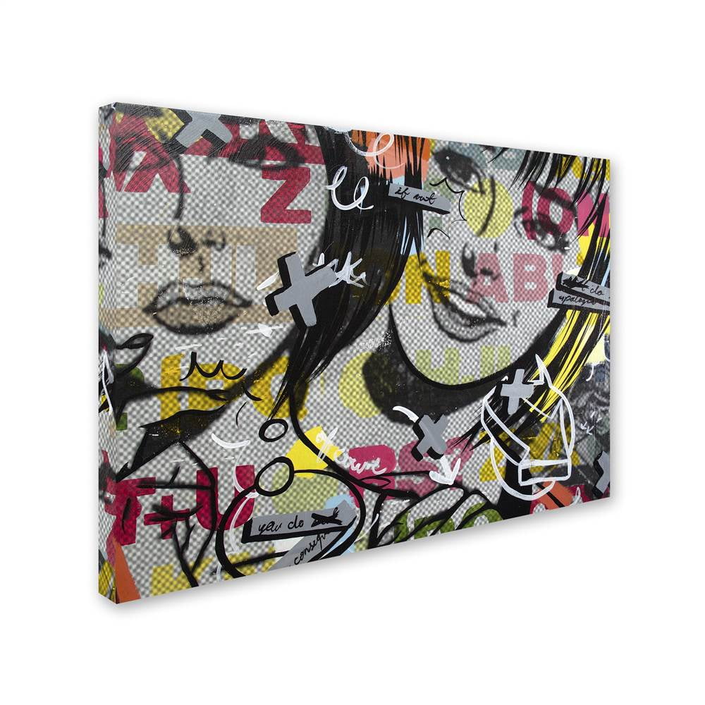 Trademark Fine Art "Apologies" Canvas Art by Dan Monteavaro