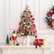 thumbnail image 4 of 3ft desktop christmas tree 2-pack - 78 leds, 8-mode con snowman light base, 4 of 5