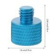 thumbnail image 4 of Miangastore 4pcs Mic Stand Adapters Female To Male Thread Adapters Microphone Stand Screw Adapters, 4 of 8
