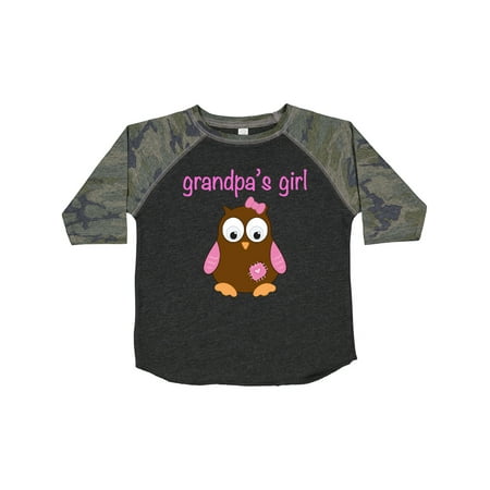 

Inktastic Grandpa s Girl - Owl Gift Toddler Toddler Girl T-Shirt
