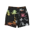 thumbnail image 2 of BILLABONG Mens Black Drawstring, Patterned Shorts S, 2 of 2