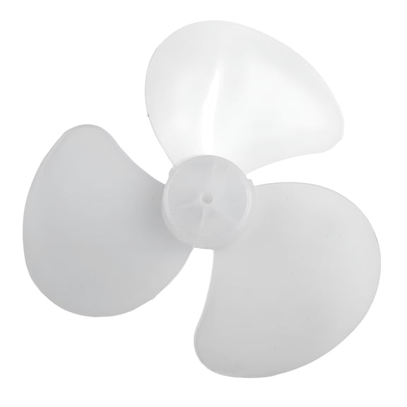 HIBIBUD 12 inch Plastic Fan Blade 3 Leaves Replacement Part for Standing Pedestal Floor Wall Table Fanner Electric Fan Accessories Transparent Low Noise High Temperature Resistant