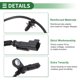 thumbnail image 3 of Sensor de Velocidad de Rueda ABS Unique Bargains Sensor ABS Sistema de Frenado Antibloqueo No.26683350 para Buick Lacrosse 2017-2019 1 Pc Trasero Izquierdo Trasero Derecho, 3 of 7