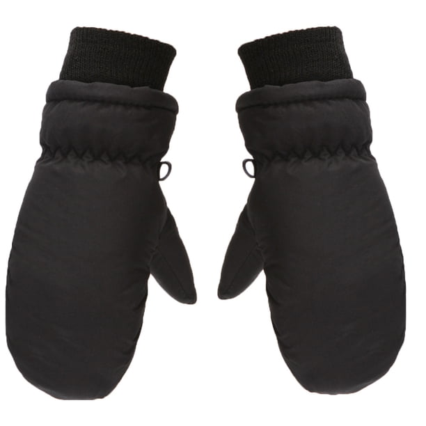 La bolsa de guantes para niños se refiere a guantes de nieve para ciclismo para niños y niñas, gruesos, a prueba de frío y con forro polar, con dedos cálidos para esquiar, de varios tamaños