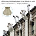 thumbnail image 5 of Unique Bargains 6' to 3.5' Duct Reducer Connector Ventilation Tube Increaser Adapter Beige 2 Pack, 5 of 5