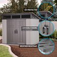 thumbnail image 3 of Lifetime 8.3 Ft. x 8.3 Ft. Outdoor Storage Shed, 3 of 7