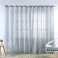 thumbnail image 2 of DYstyle Printed Voile Sheer Grommet Single Curtain Panel, 2 of 3