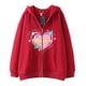 thumbnail image 2 of Dark hip-hop gótico Harajuku Y2k estrella impresa cremallera Sudadera con capucha hombres y mujeres Harajuku chaqueta sudadera, 2 of 5