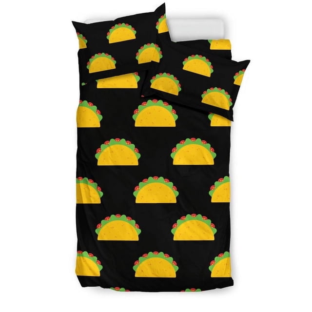 Juego de cama con estampado de tacos Tc06