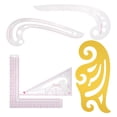 thumbnail image 3 of Outils de Vêtements, 5 Pcs Règle Courbe Multifonction Couture Règle Courbe Créée Magistralement, 3 of 14