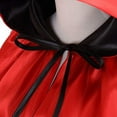 thumbnail image 3 of Cape d'Halloween Réversible Décorative à Capuche pour Fête Costume pour Adultes, 3 of 10