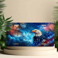 thumbnail image 6 of 1 Pcs 2D Flat License Plate Covers & Frames, American Eagle with For Decorative Front, Waterproof For Decoration Aluminum License Plate Covers & Frames Cover For Men Women, 12" X 6", 6 of 7
