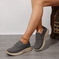 thumbnail image 3 of SACFOF Women's Suede Platform Loafers - Slip-On Wedge Moccasin with Comfortable Non-Slip Rocker Sole for Business, Casual, Daily Wear, 3 of 6